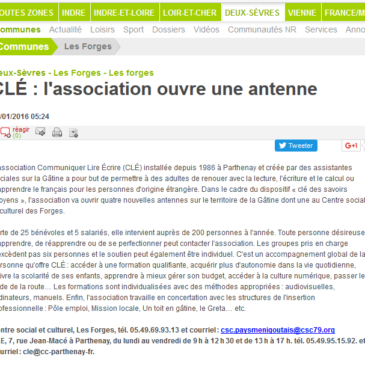 CLÉ : l’association ouvre une antenne