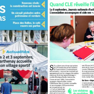 CLÉ dans le journal de la ville de Parthenay