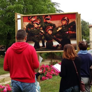 Les apprenants au festival photo de Moncoutant