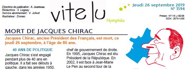 Décès de Jacques Chirac