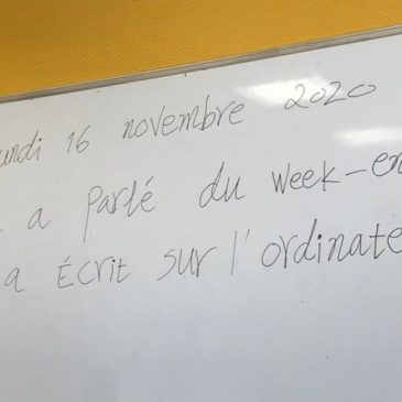 Journal de vie le 16 novembre