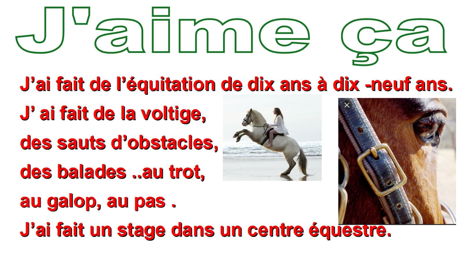 Marine: mes sports préférés