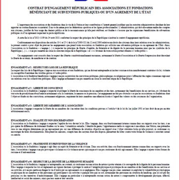 CLÉ signe le contrat d’engagement républicain