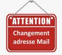 Important : Nouvelle adresse email pour CLÉ